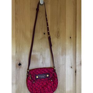 Marc Jacobs Pink Leopard Print Crossbody Bag